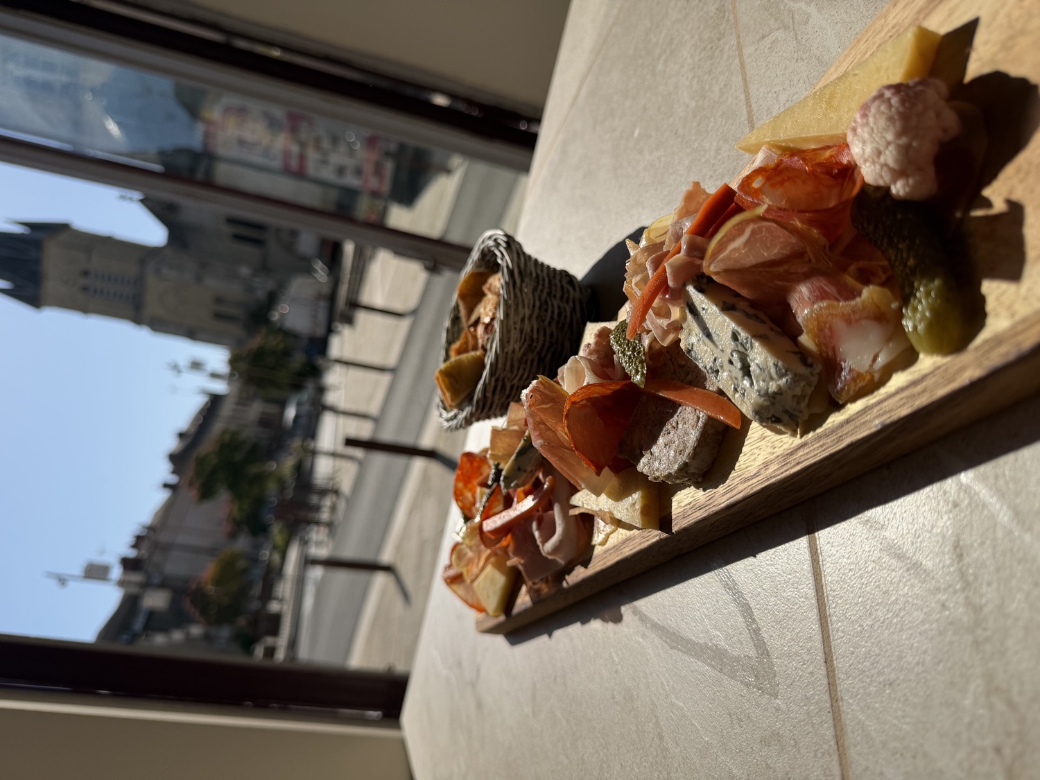 Planche de charcuterie et fromages