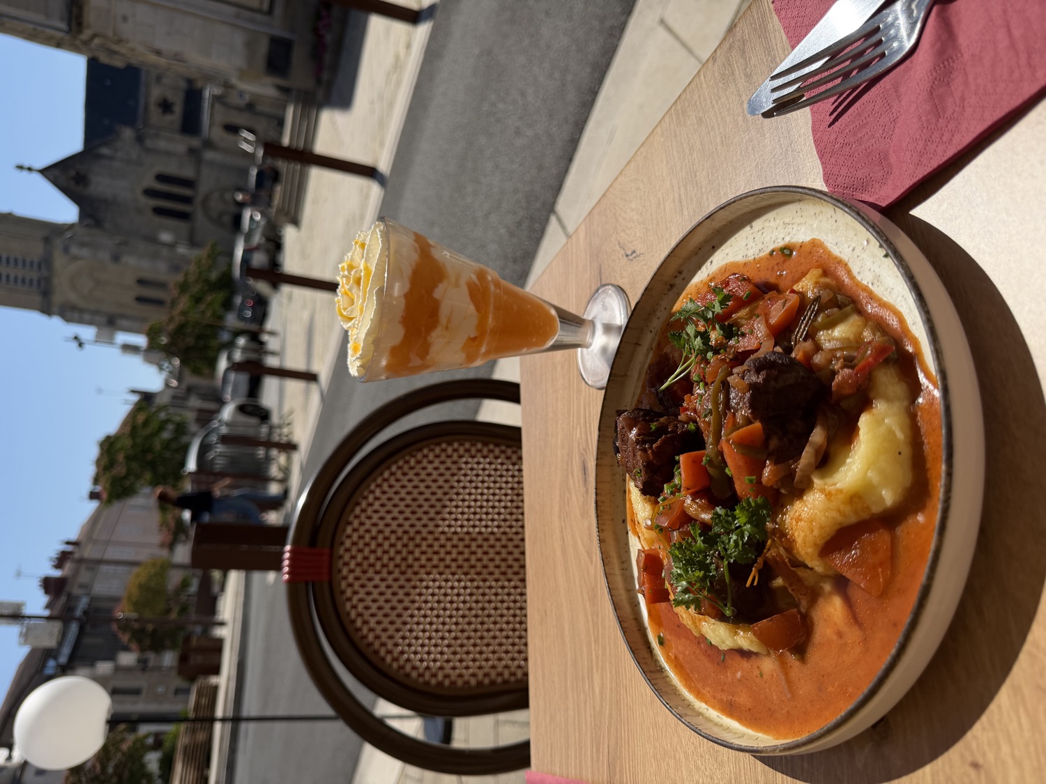 Daube de bœuf et purée