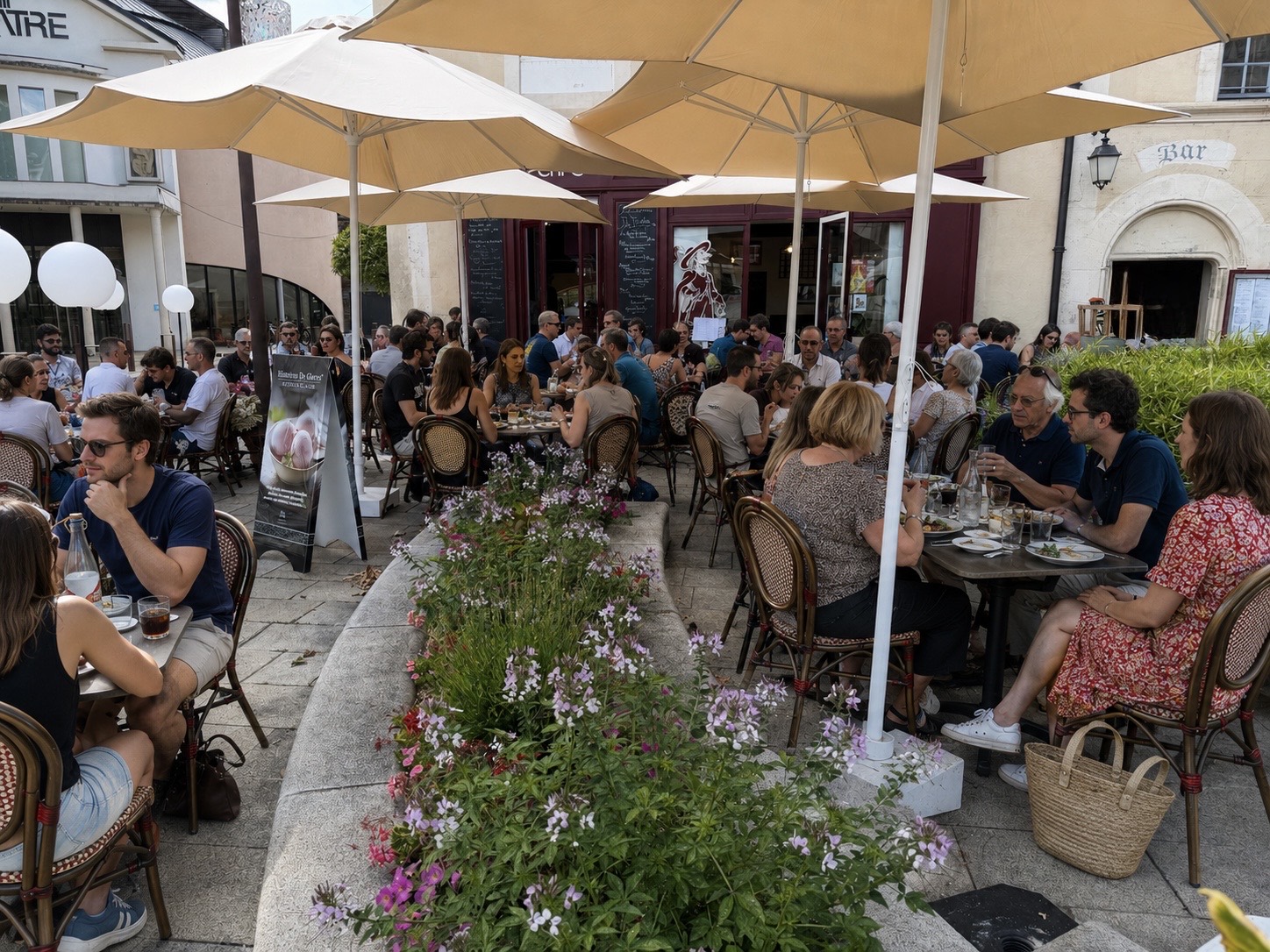 Terrasse au soleil